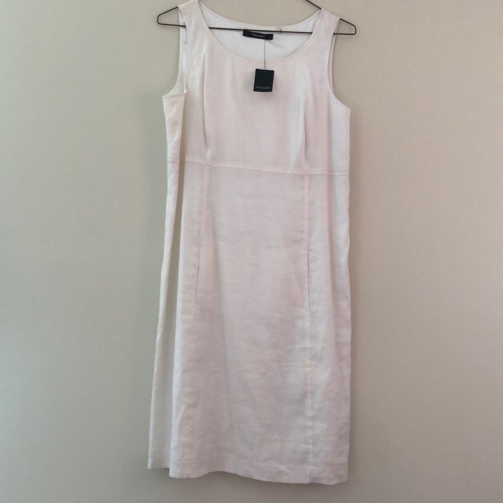 NWT White cotton shift
